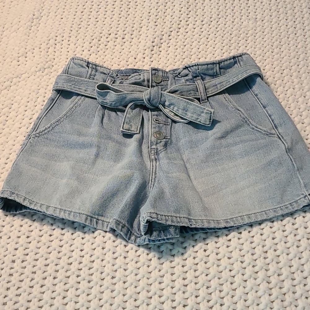 American Eagle paperbag shorts(jean)